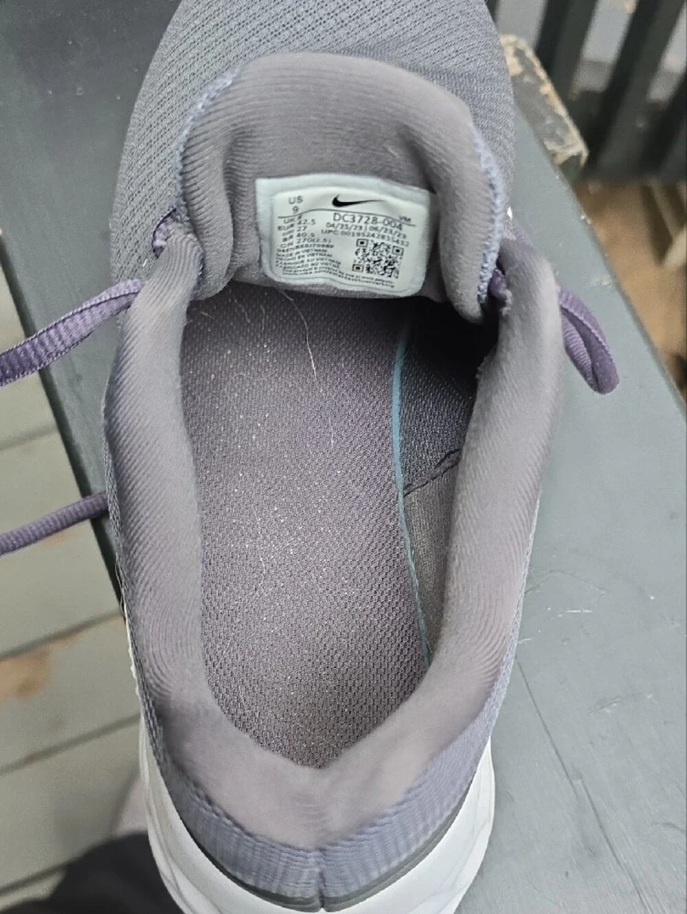 Nike Women's Athletic Sneakers in Charcoal Gray